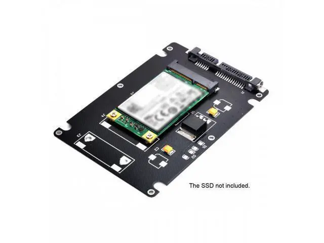Alt view image 7 of 7 - Mini PCI-E mSATA SSD to 2.5" SATA Hard Disk Enclosure Case Converter Adapter for MSATA SSD