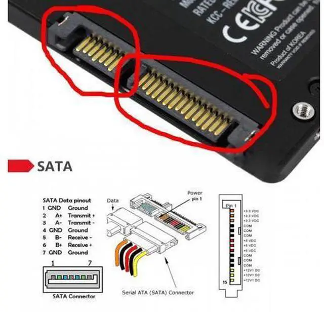 Alt view image 5 of 7 - WD5000MPCK SFF-8784 SATA Express to SATA3.0 2.5inch 6Gbps Add on Cards PCBA for 5mm UltraSlim Hard Disk SSD