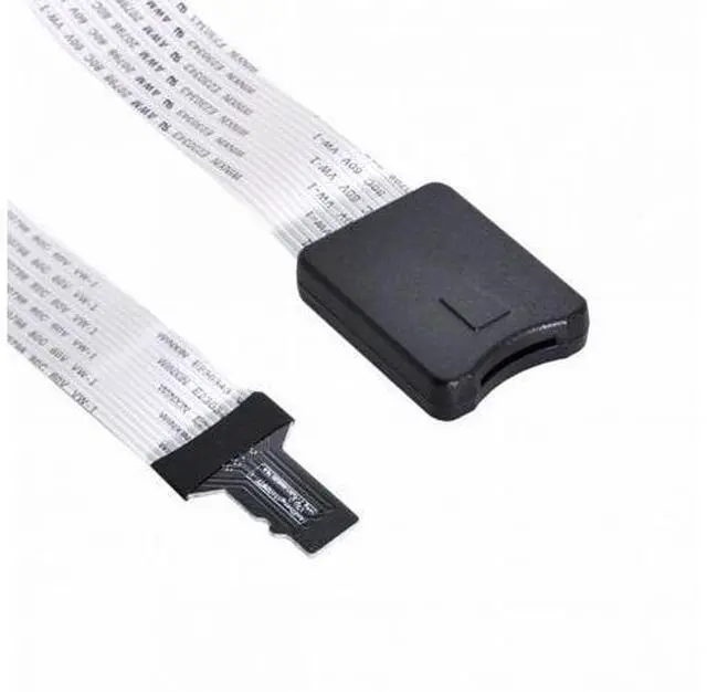 Main image of Micro-SD TF Memory Card Kit Male to TF Female Extension Soft Flat FPC Cable Extender 25cm