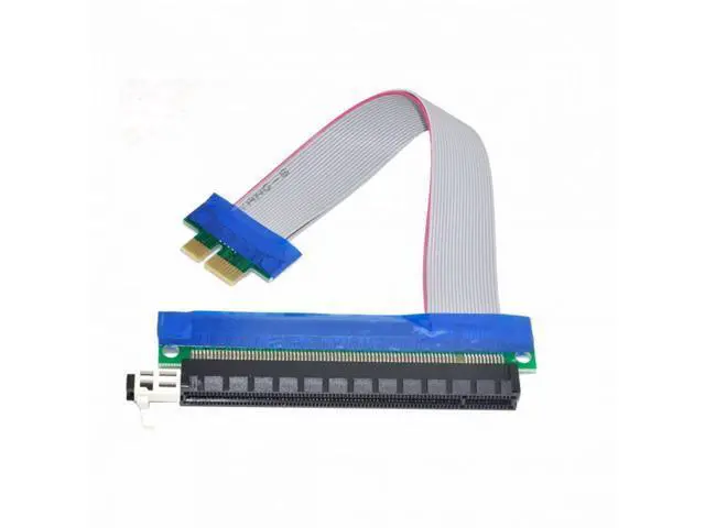 Alt view image 7 of 7 - PCI-E Express 1x to 16x Extension Flex Cable Extender Converter Riser Card Adapter 20cm