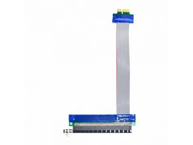 Alt view image 6 of 7 - PCI-E Express 1x to 16x Extension Flex Cable Extender Converter Riser Card Adapter 20cm