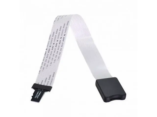 Alt view image 7 of 7 - Micro-SD TF Memory Card Kit Male to TF Female Extension Soft Flat FPC Cable Extender 25cm