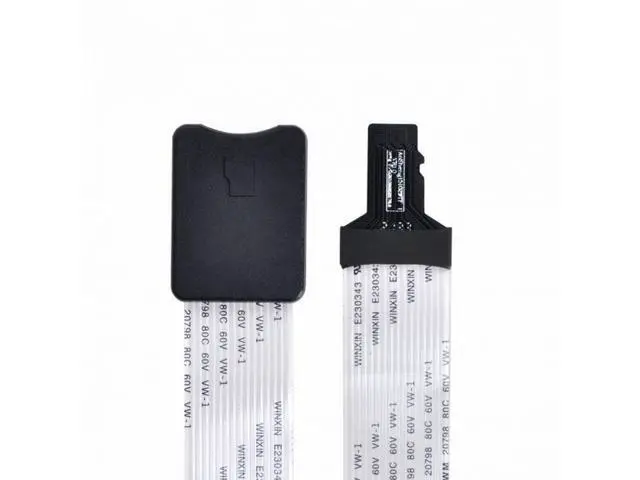 Alt view image 6 of 7 - Micro-SD TF Memory Card Kit Male to TF Female Extension Soft Flat FPC Cable Extender 25cm