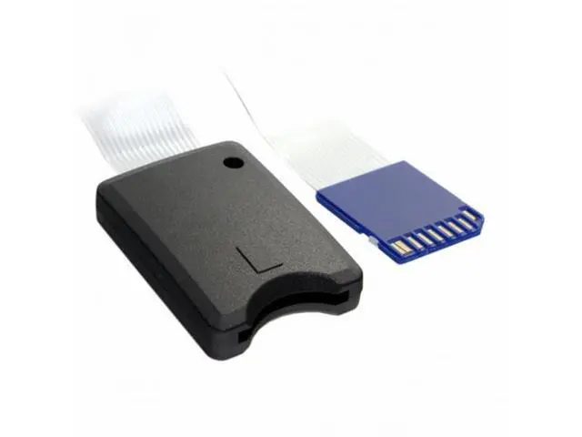 Alt view image 5 of 7 - Standard SD SDHC Memory Card Kit Male to SD Female Extension Soft Flat FPC Cable Extender 25cm
