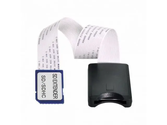 Alt view image 7 of 7 - Standard SD SDHC Memory Card Kit Male to SD Female Extension Soft Flat FPC Cable Extender 25cm