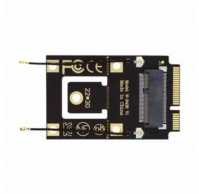 Main image of NGFF M.2 Key-A to Mini PCI-E PCI Express Converter Adapter for 9260 8265 7260 AC Wifi Bluetooth Wireless Card