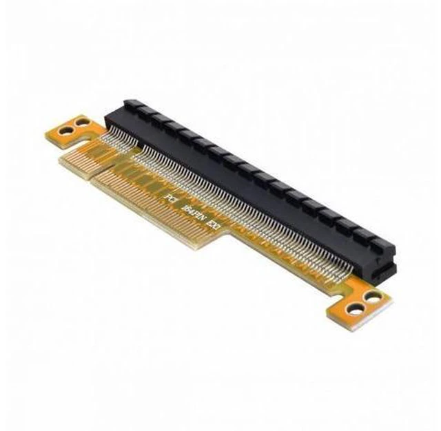 Alt view image 7 of 7 - PCI-E Express 8x to 16x Extender Converter Riser Card Adapter Male to Female Extension
