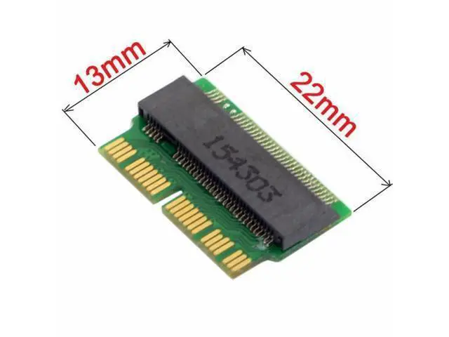 Alt view image 3 of 7 - 12+16pin 2014 2015 Macbook to M.2 NGFF M-Key AHCI SSD Convert Card for A1493 A1502 A1465 A1466