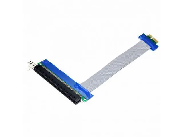 Alt view image 5 of 7 - PCI-E Express 1x to 16x Extension Flex Cable Extender Converter Riser Card Adapter 20cm