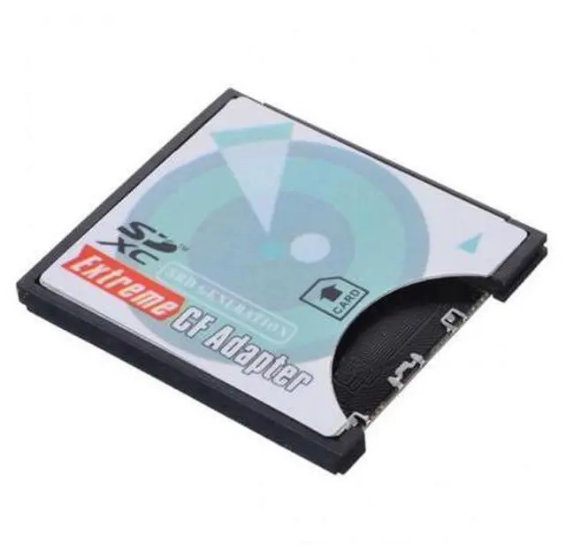 Alt view image 2 of 7 - Camera SD SDHC SDXC to High-Speed Extreme Compact Flash CF Type I Memory Card Adapter EP-025