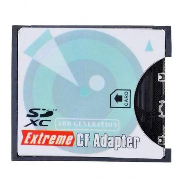 Alt view image 3 of 7 - Camera SD SDHC SDXC to High-Speed Extreme Compact Flash CF Type I Memory Card Adapter EP-025