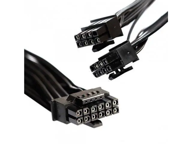 Alt view image 2 of 7 - 12VHPWR ATX3.0 PCI-E 5.0 Power Modular Cable to Dual ATX 8Pin for 3080 3090TI PSU 16Pin 12+4P Graphics Card