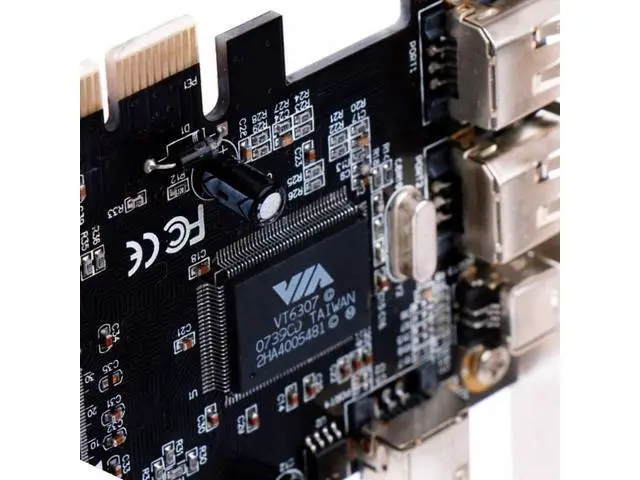 Alt view image 6 of 7 - PCI-E 1X 4X 16X to Firewire 400 Capture Card IEEE 1394a PCI Express 4 Ports Card 6Pin and 4Pin IEEE-1394 400Mbps Adapter for Windows Mac Os Linux