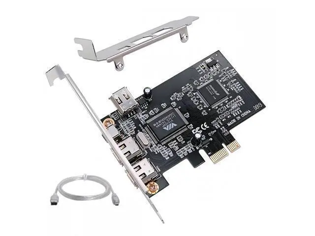 Alt view image 7 of 7 - PCI-E 1X 4X 16X to Firewire 400 Capture Card IEEE 1394a PCI Express 4 Ports Card 6Pin and 4Pin IEEE-1394 400Mbps Adapter for Windows Mac Os Linux