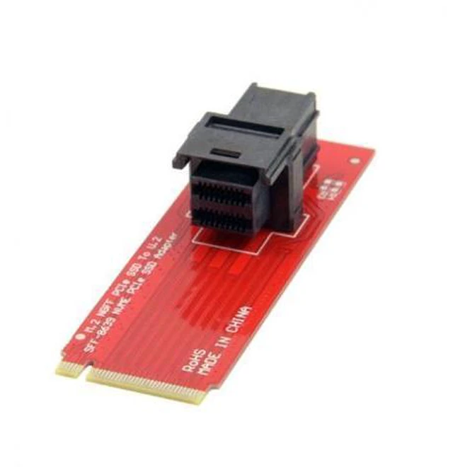 Alt view image 3 of 6 - U.2 U2 Kit SFF-8639 NVME PCIe SSD Adapter for Mainboard SSD M.2 SFF-8643 Mini SAS HD SF-094