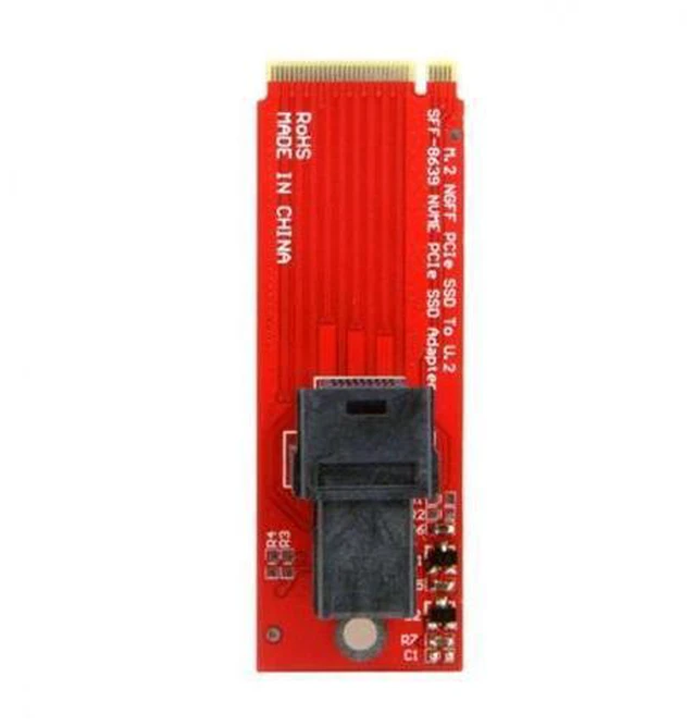 Alt view image 5 of 6 - U.2 U2 Kit SFF-8639 NVME PCIe SSD Adapter for Mainboard SSD M.2 SFF-8643 Mini SAS HD SF-094