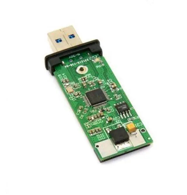 Main image of SM 42mm NGFF M2 SSD to USB 3.0 External PCBA Conveter Adapter Card Flash Disk Type with Black Case