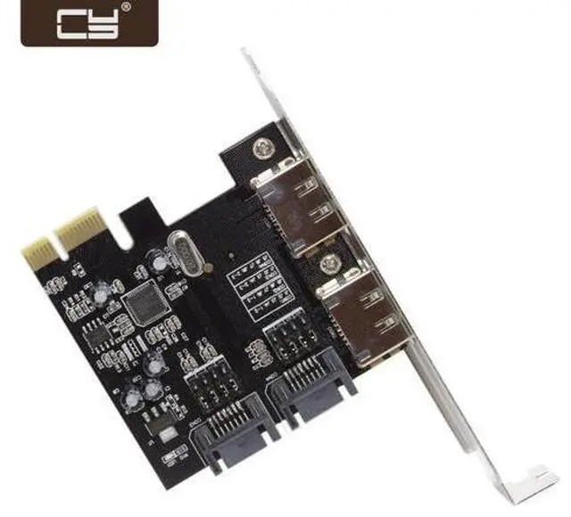 Main image of PCI-E To 4 Ports SATA 3.0 ESATA PCIE SATA3 6Gbps Expansion Card PCI-E Adapter SA-208