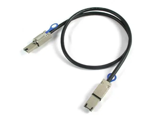 Alt view image 2 of 2 - 1m External Mini SAS 4x SFF-8088 to SFF 8088 data Cable SF-005-1.0M