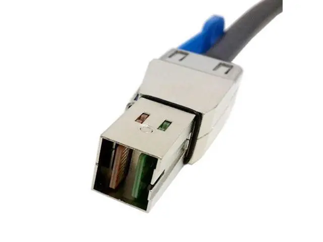 Alt view image 3 of 7 - HKCY SF-069 External Mini SAS HD SFF-8644 to Mini SAS High Density HD SFF-8644 Data Server Raid Cable 50cm 12Gbps