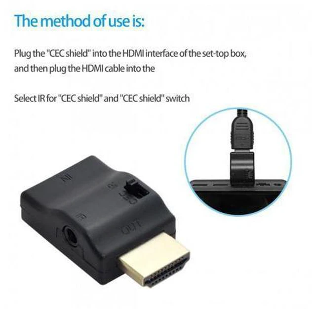 Alt view image 7 of 7 - HKCY HD-007 Remote Controlled HDMI 2.0 IR Adapter with CEC ARC Function HDCP Compliant Support to Close CEC