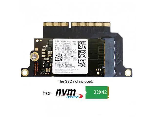 Alt view image 6 of 7 - HKCY SA-023 M.2 NGFF M-Key NVME SSD Convert Card fit for Macbook Pro 2016 2017 13" A1708 A1707 A1706
