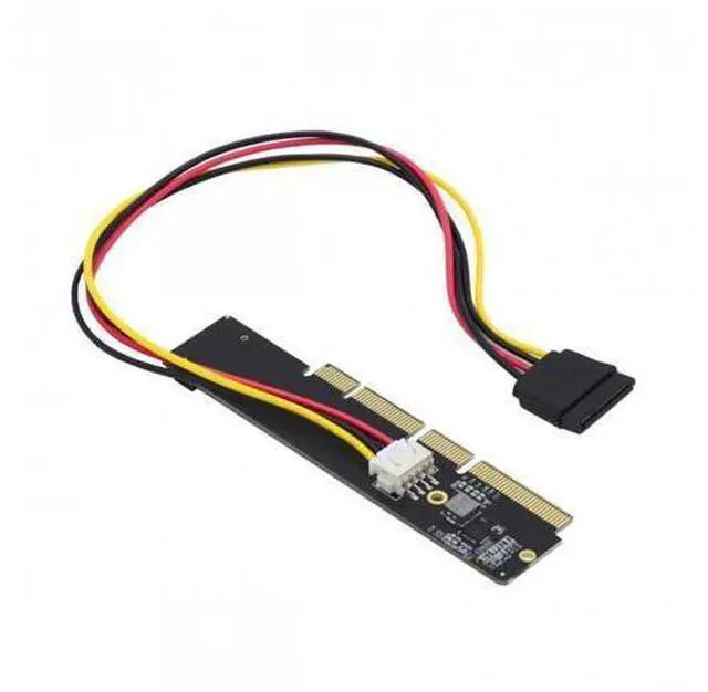 Alt view image 2 of 7 - NGFF M.2 M-key NVME AHCI SSD to PCI-E 3.0 16X 8X 4X Power Adapter Low Profile Height 3cm for 110mm 80mm SSD 1U Server