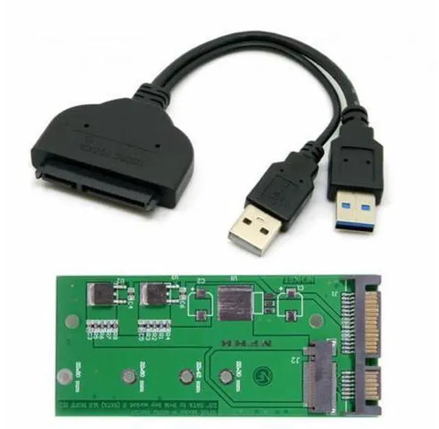 Main image of USB 3.0 to SATA 2.5" Hard Disk to M.2 NGFF B/M-Key 2 Lane SSD for E431 E531 X240 Y410P Y510