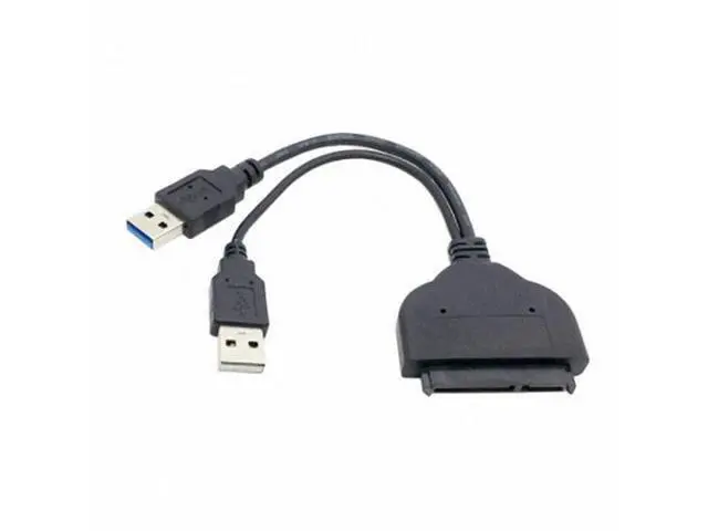 Alt view image 4 of 7 - SM USB 3.0 to SATA 22pin 2.5" Hard Disk to 2 in 1 Combo Mini PCI- E 2 Lane M.2 NGFF & mSATA SSD Adapter Converter