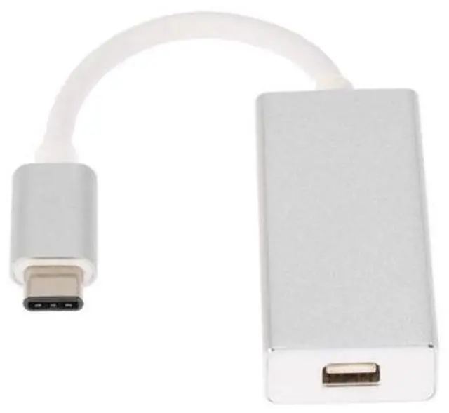 Main image of HKCY UC-083 USB-C USB 3.1 Type C to Mini DisplayPort DP 1080p HDTV Adapter Cable with Silver Case for Laptop Macbook