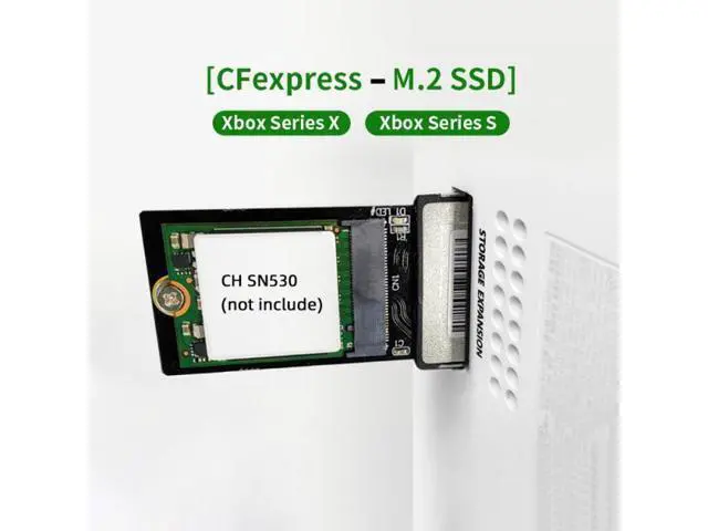 Alt view image 7 of 7 - CF-Express Type-B to NVMe 2230 M.2 M-Key CH SN530 SSD Adapter CFE for XBOX Series XS PCIe4.0 Expansion Memory Card