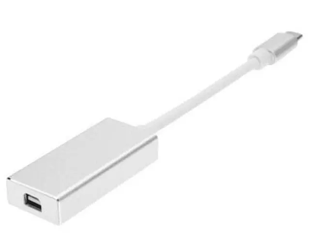 Alt view image 4 of 7 - HKCY UC-083 USB-C USB 3.1 Type C to Mini DisplayPort DP 1080p HDTV Adapter Cable with Silver Case for Laptop Macbook
