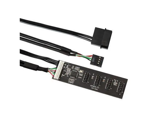Alt view image 2 of 7 - HKCY U2-053 USB 2.0 9pin 10pin Header 1 to 4 Female Splitter Extension Cable HUB with IDE 5V Power Connector Adapter Port Multilier