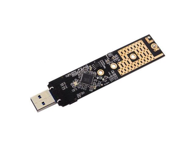 Alt view image 6 of 7 - SM USB 3.0 to NVME M-key M.2 NGFF SSD External PCBA Conveter Adapter RTL9210 Chipset with Case