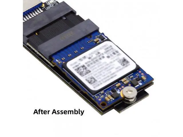 Alt view image 6 of 7 - HKCY SA-047 NGFF B+M Key NVME M-Key 22x30mm to 22x42mm Male to Female Extension Adapter for 2230 2242 SSD