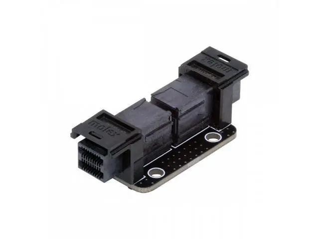 Alt view image 2 of 7 - PCI-Express 4.0 Mini SAS HD SFF-8643 Female to SFF-8643 Female PCBA Coupler Adapter Extender