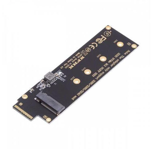 Main image of NVMe NGFF M-key 4X to PCI-E Ruler 1U GEN-Z EDSFF Short SSD E1.S Host Carrier Adapter