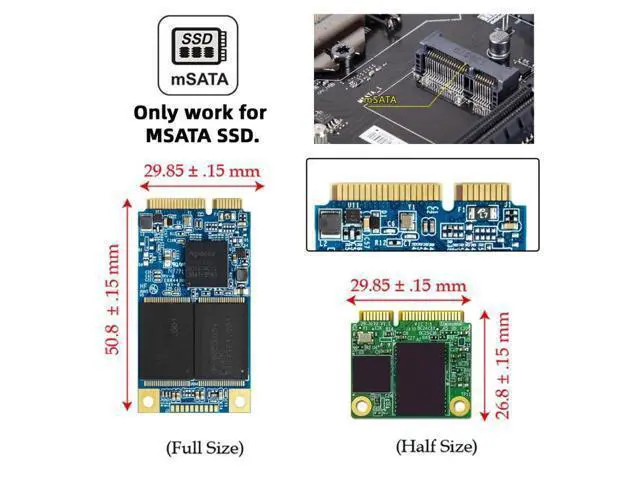 Alt view image 5 of 7 - HKCY Dual MSATA Mini-SATA SSD Card JBOD Raid0 Span Bridge to USB3.0 Type-C USB-C 2.5inch SATA Combo Enclosure