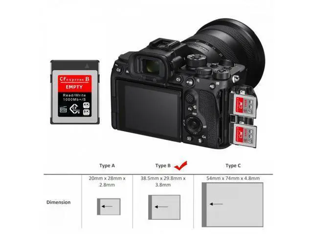 Alt view image 5 of 7 - CFexpress Type-B to NVME 2230 Memory Card Kit Case CFE CFB NGFF M-key Adapter Compatible with XS Camera 8K RAW PCIe Expansion
