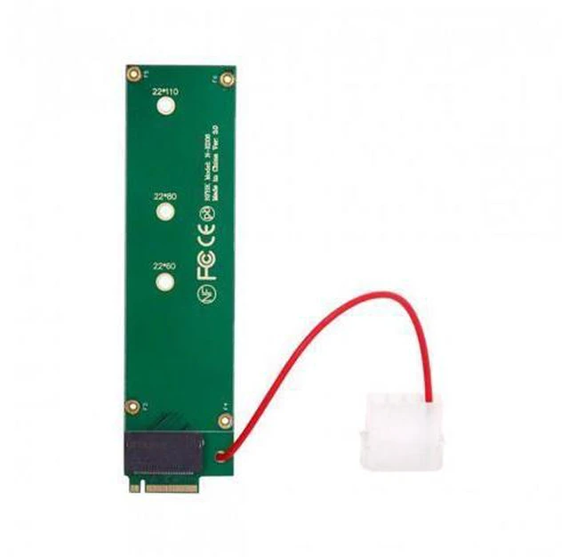 Alt view image 7 of 7 - SM Ruler 1U GEN-Z EDSFF Short SSD E1.S to NVMe NGFF M-key 4X Host Carrier Adapter with Power