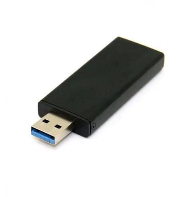 Main image of HKCY U3-073 42mm NGFF M2 SSD to USB 3.0 External PCBA Conveter Adapter Card Flash Disk Type with Black Case