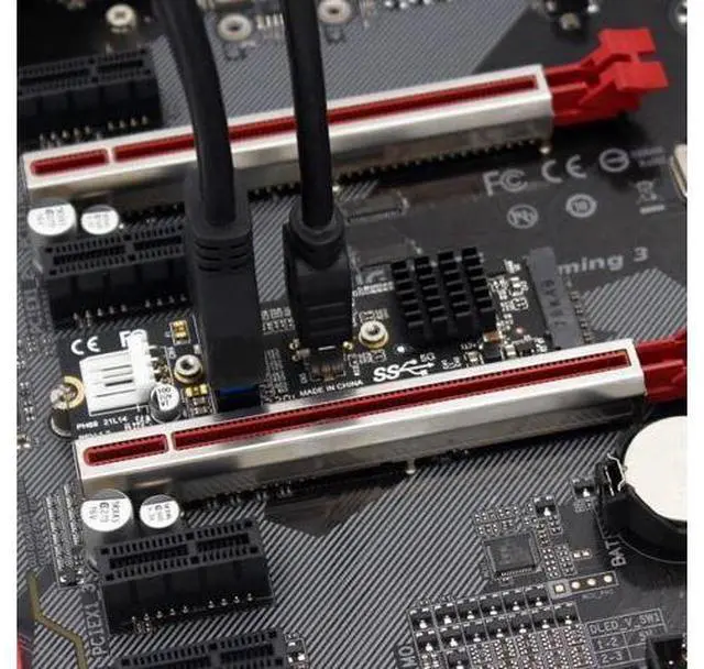 Alt view image 7 of 7 - 5Gbps Type-E USB 3.1 Front Panel Socket IDC & USB3.0 20Pin to NVME NGFF M-Key Express Card Adapter for Motherboard