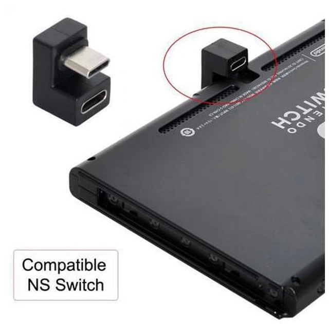 Alt view image 2 of 7 - 3pcs/lot USB 3.1 Type C Male Female to USB-C Female Power Data 10Gbps Adapter for NS Switch Phone