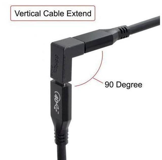 Alt view image 7 of 7 - 3pcs/lot USB 3.1 Type C Male Female to USB-C Female Power Data 10Gbps Adapter for NS Switch Phone