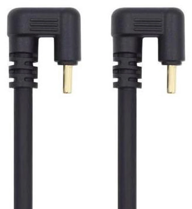 Main image of HKCY 10Gbps USB3.1 Type C Male to Male Power Data Video Cable USB-C Opposite U Shape Back Angled for NS Switch Phone Laptop