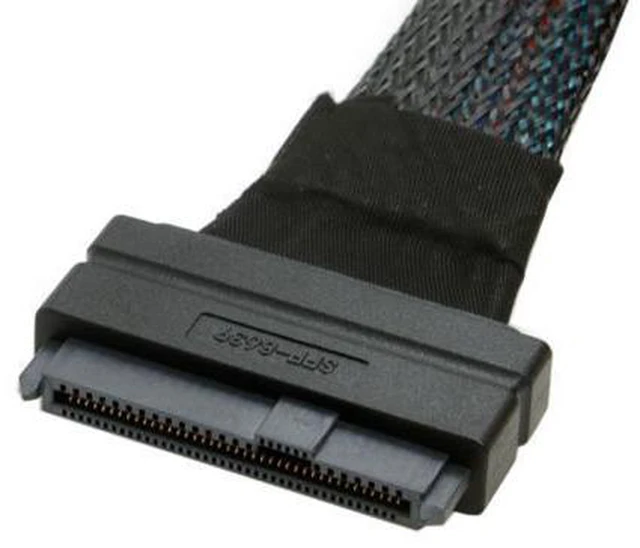 Alt view image 2 of 6 - U.2 U2 SFF-8639 NVME PCIe SSD Cable Male to Female Extension 50cm 68pin SF-105-0.5M