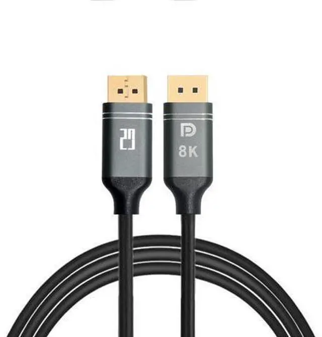 Alt view image 3 of 7 - DisplayPort 1.4 DP to DP Cable 8K 60hz Cable Ultra-HD UHD 4K 144hz 7680*4320 for PC Laptop TV