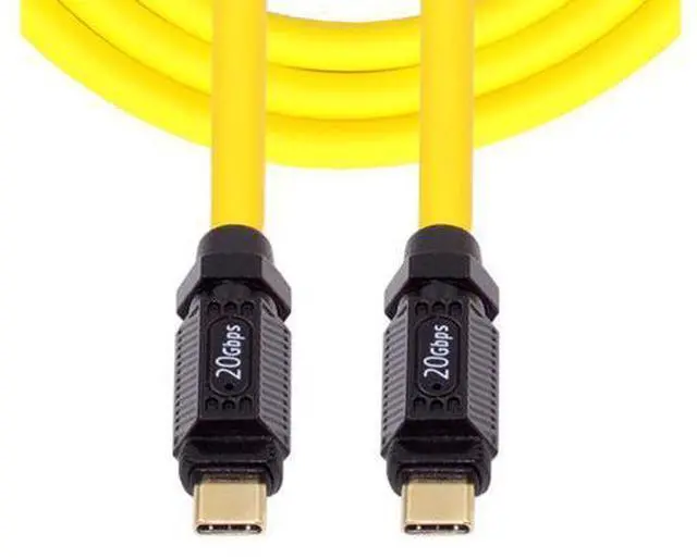 Main image of 2.0M Ultra Soft High Flex USB-C USB4 Cable 20Gbps 140W 8K for Gaming Keyboard Mouse Type-C Male to Male Cable Power & Data