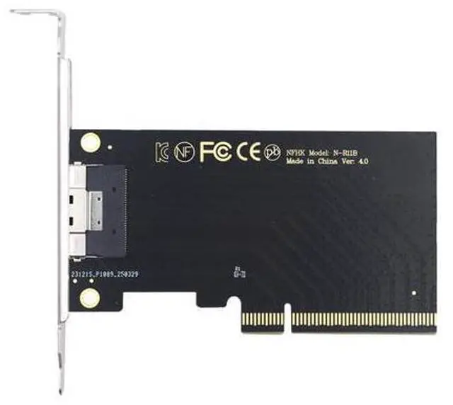 Main image of External Slimline SFF-8654 8X 74Pin to PCIE Express 3.0 PCIE4.0 Raid Card VROC Raid0 Hyper Adapter SA-016-1X