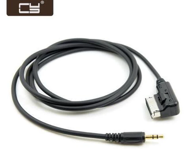 Main image of Media In AMI MDI to Stereo 3.5mm o Aux Adapter Cable For Car Benz Cell Phone CA-095-1.3M
